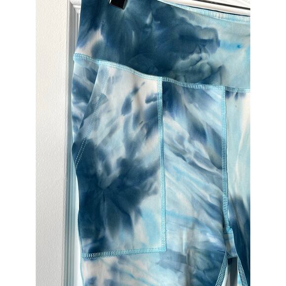 Bebe Sport Leggings Size Large High Rise Logo - Picture 6 of 8